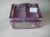 Transparent acrylic of aluminum Jewelry box