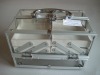 Transparent acrylic of aluminum cosmetic case