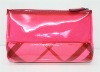 Transparent check brand name fashion clutch bags