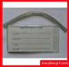 Transparent design pvc luggage tag