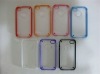 Transparent mobile phone case with logo window for iphone