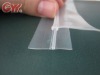 Transparent open end invisible zipper