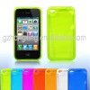 Transperant Cell Phone TPU Gel Case for iPhone 4G
