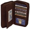 Travel card holder wallet