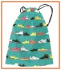 Travel drawstring shoe bag