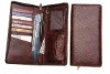 Travel wallet with card and passport holder