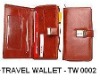 Travel wallet with card holder