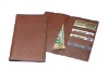 Travel wallet with cheque book holder