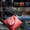 Treetop casual genuine leather lady handbag for 10'' tablets PC, real leather laptop bag