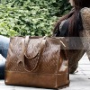 Treetop casual style genuine leather lady hand bag for 12'' laptop, real leather lady laptop bag