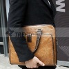Treetop genuine leather bag for 11" laptop leather bag,light weight genuine leather men laptop bag