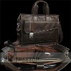 Treetop genuine leather bag for 11" laptop leather bag,lightweight genuine leather men laptop bag