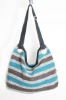 Trendy Ladies Stripe Tote Handbag