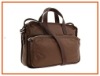 Trendy men leather briefcase