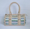 Trendy straw ladies handbag