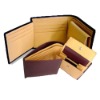 Tri Fold men's wallet with coin pocket