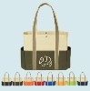 Tri-color Tote Bag