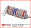 Triangle Type Bule&Red Striped Cosmetic Bag