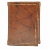 Trifold fashion men wallet make in high quality PU