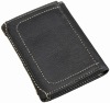 Trifold men leather wallet,purse make in genuine leather