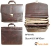 Triple compartment briefcase