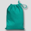 Turquoise Drawstring Bag