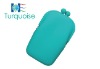 Turquoise Silicone Purse