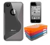 Two Color Combination tpu case for iphone 4g