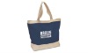 Two-tone Canvas Boat Tote Bag