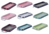 Two-tone TPU Bumper Frame Skin Case Cover For iPhone 4