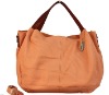 Two way lady leather handbag