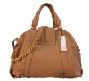 Two way lady leather handbag