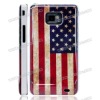 USA National Flag Old Fashion Hard Back Case for Samsung Galaxy S2 i9100