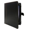 Ultra slim Lichee line PU leather handbag for iPad 3 stand with elastic belt