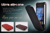 Ultra thin leather case for iphone 4