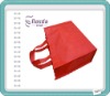 Ultrasonic hanldle non woven bag