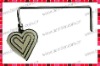 Unfoldable Bag Hook/Purse Hanger with Heart Shaped Design