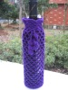 Unique Design Promotional Cute Crochet Wine Bottle Cover