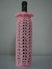 Unique Design Promotional Cute Decorative Crochet Wine Bottle Cover
