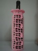 Unique Design Promotional Cute Decorative Crochet Wine Bottle Cover