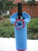 Unique Design Promotional Cute Decorative Crochet Wine Bottle Cover