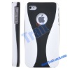 Unique Snap-on 3-Piece Hard Case for iPhone 4/iPhone 4S(Black)