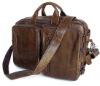 Unique Vintage Leather Men's 4 Uses Bag Briefcase