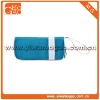 Unisex blue ziplock large wrist waterproof travel mesh cosmetic pouch