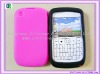 Unit color silicone case for blackberry 8520