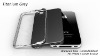 Unitied Pinlo Metal aluminum bumper case for iphone 4s 4G