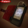 Upgrade version with light and a wrist strap PU leather for Amazon Kindle case