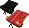 Upmarket Stripe pattern Neoprene Laptop Sleeve load from top