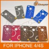 V-Colorful Bling Swarovski colorful Crystal for iPhone4/4S Back LF-0429