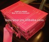 VINTAGE PINK PU Luggage SUITCASE